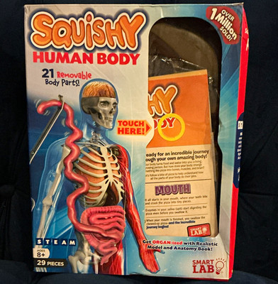 SmartLab Squishy Human Body STEAM Educational Toy, 29 Pieces, Ages 8+ (2019)