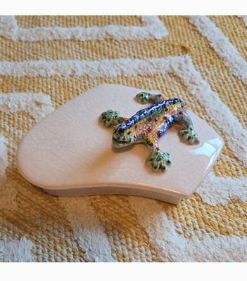 Antoni Gaudi Trinket Box With Lizard Mozaic Barcelona