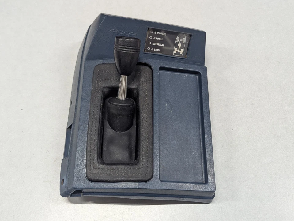 Chevy S10 S15 Blazer GMC Jimmy 1985-1993 azul consola piso central arranque 4x4 Foto 2 de 4