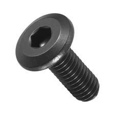 Flat Head Hex Socket Cap Screws Bolts(1/4"-20x3/4") 20Pcs, Black