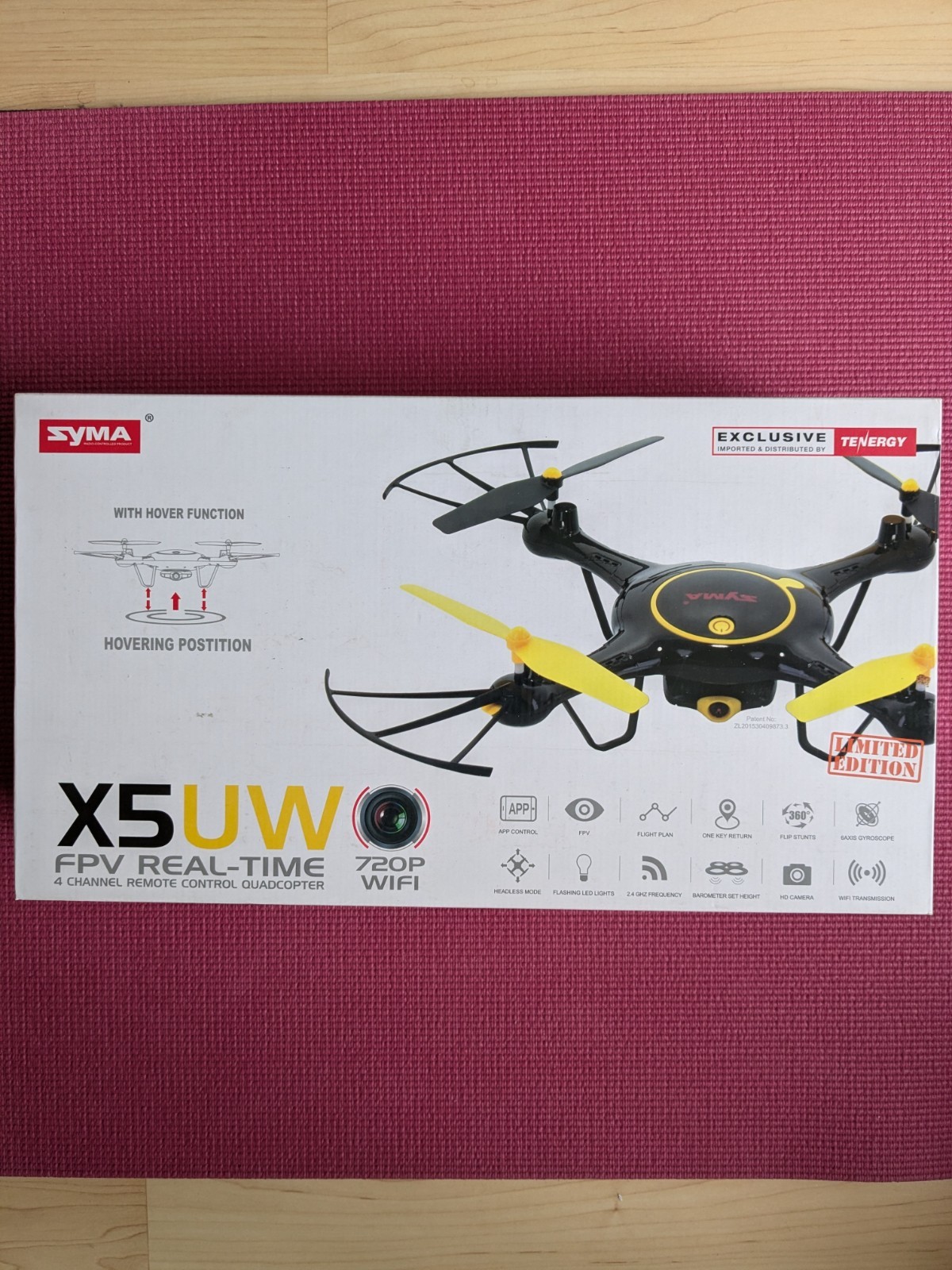 +NEW+ Syma X5UW FPV Real-Time 4CH RC Quadcopter Drone w/ 720p HD Camera (S2432G)