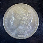 1884-O $1 Morgan Silver Dollar - BU - 90% Silver - New Orleans Mint