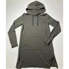 Athleta Hoodie Dress Long Sleeve Gray Nylon Blend Women’s Small