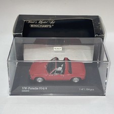 Paul's Model Art Minichamps 1969-73 Red Porsche 914 1:43 in Display Box