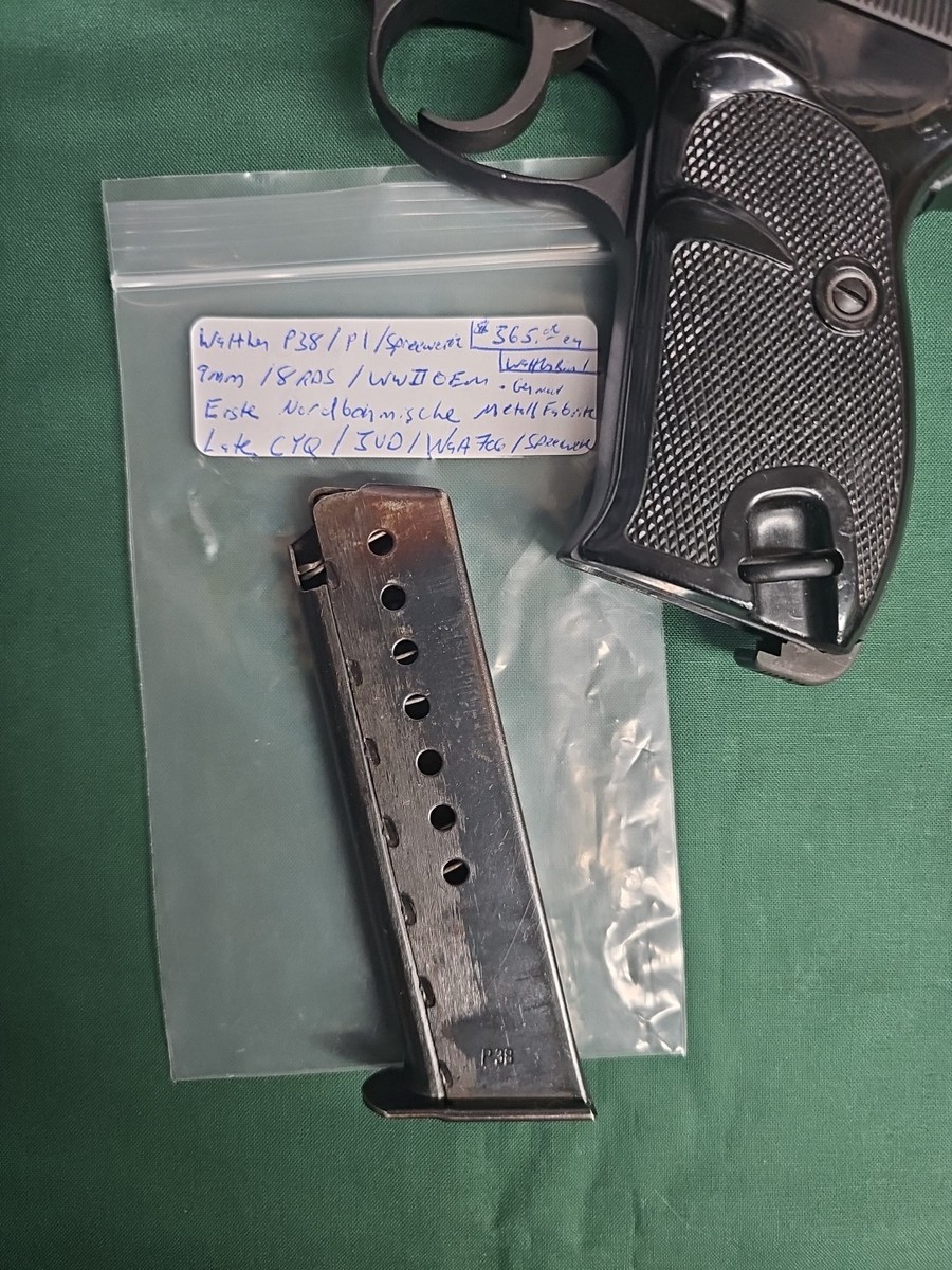 WWII ENM JVD Spreewerk P38 9mm 8 rd Magazine JVD WaA 706 CYQ WW2 P