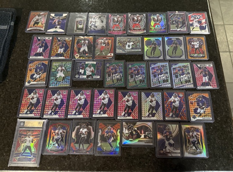 Lamar Jackson - 80+ Mega Card Lot - All Cards Imaged Included - NM/M - HOF 🔥🔥