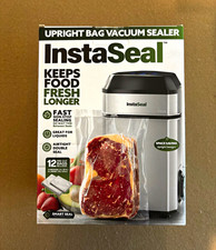 InstaSeal Upright Bag Vacuum Sealer Silver/Bl...