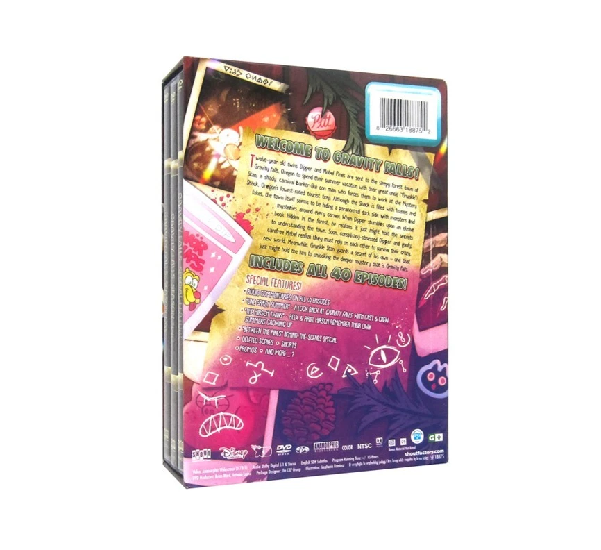 Gravity Falls: The Complete Series Seasons 1-3 ( DVD 7-Disc Box-Set ) - Image 2 of 3