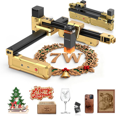 T1 Foldable Laser Engraver, 7000Mw Portable Engraving Machine with 0.01Mm Accura