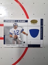 ROGER STAUBACH 2003 Certified Materials Fabric of the Game 42/50 HOF Jersey Card