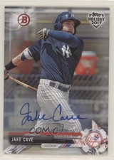 2017 Topps Holiday Bowman Auto 29/99 Jake Cave #TH-JC Auto 0r4