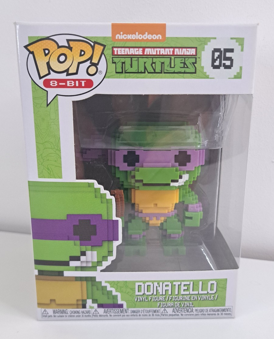 En Oferta Funko Pop! Tortugas Ninja Adolescentes Mutantes Donatello 8 Bits #05 Tmnt Nuevo Y En Reino Unido Ahora