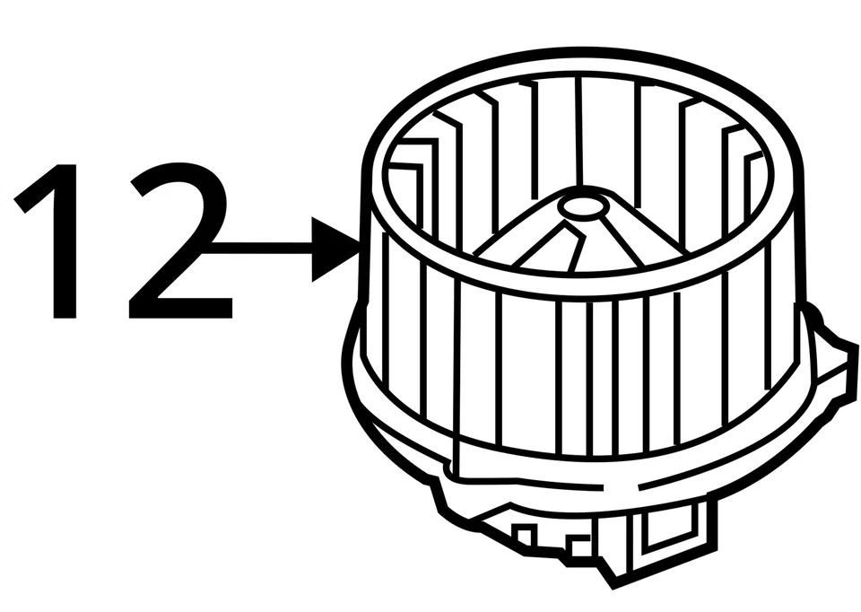 Hyundai Tucson 2021 calentador aire acondicionado motor fabricante de equipos originales 40 k millas - LKQ313310643 Foto 4 de 4