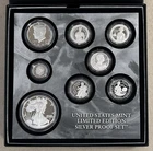 2025 LIMITED EDITION SILVER 8-COIN PROOF SET IN ORIGINAL US MINT PACKAGING & COA