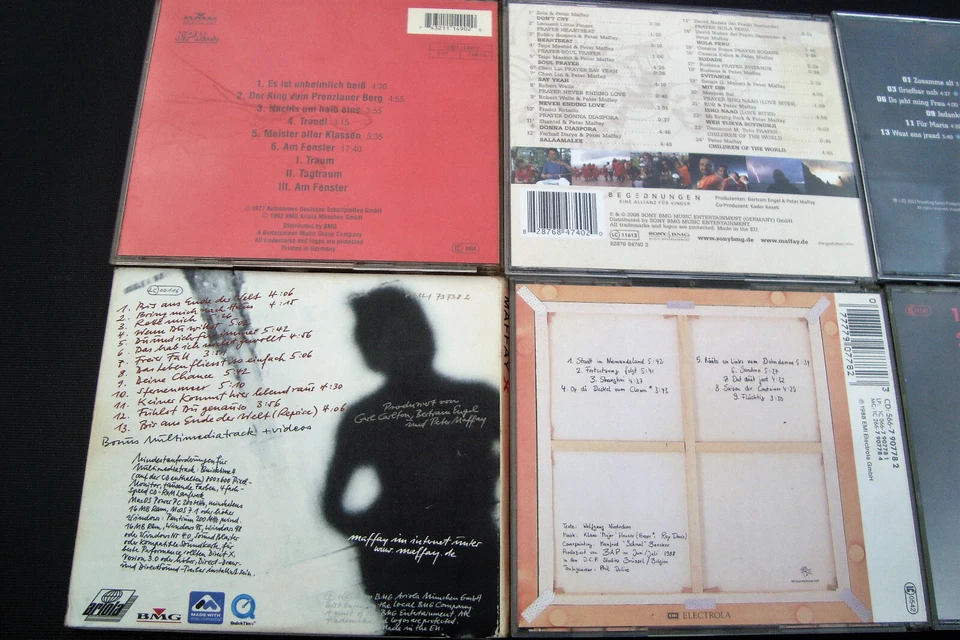 6CD-Alben Sammlung DEUTSCHROCK: Peter Maffay Niedecken Bap Purple Schulz City - Bild 3 von 4