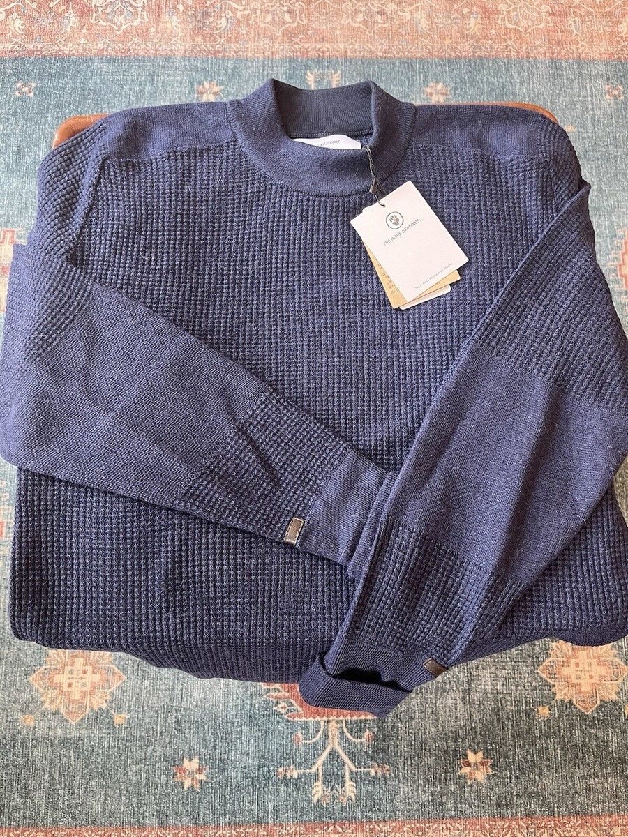 THE INOUE BROTHERS【Funnel Neck Sweat】 Snow Peak x Inoue Brothers Waffle Mock Neck Baby Alpaca