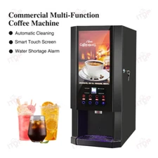Commercial Coffee Machine Multi-Function Hot Cold Instant Coffee Maker 110V/220V