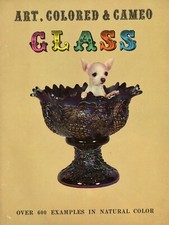 Victorian Art Glass ID -Cameo Carnival Peach Blow MOP Amberina Aurene Etc / Book