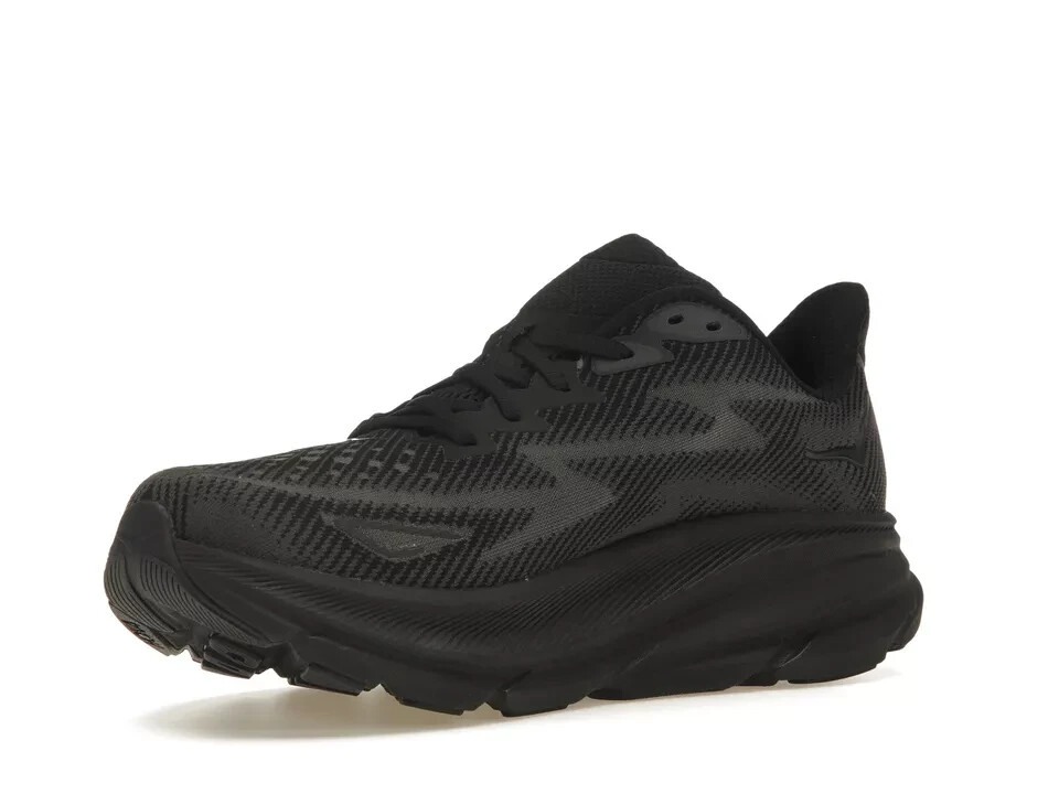Size 9 - Hoka One One Clifton 9 Triple Black for sale online