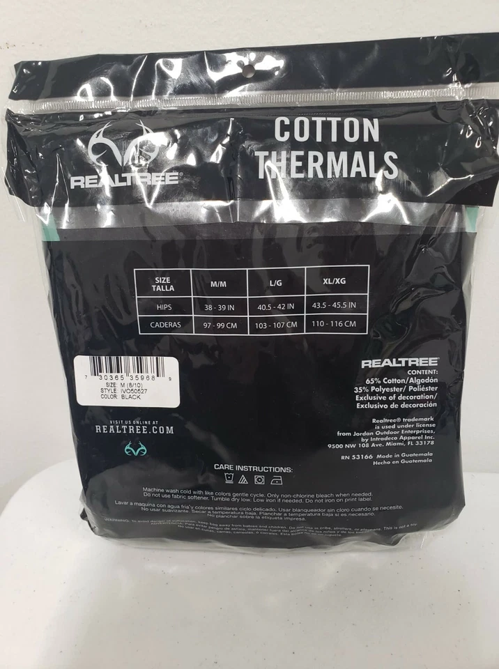 RealTree Ladies Bottom Cotton Thermal Size Med - Image 2 of 2