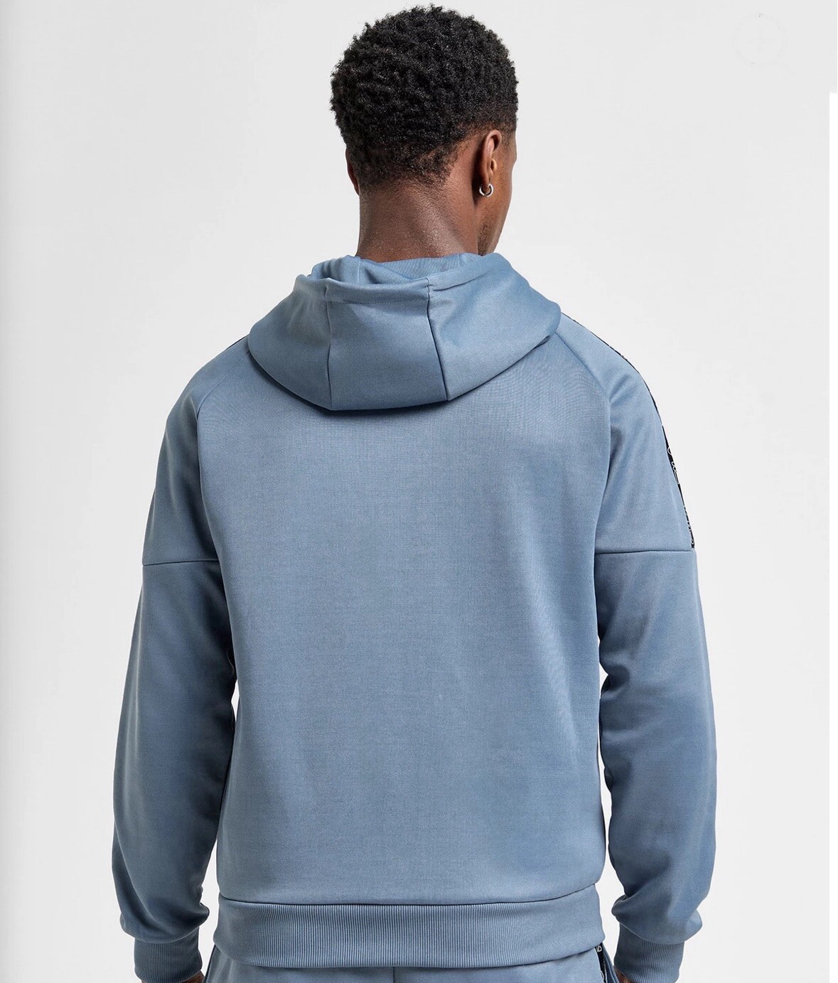 Felpa con cappuccio e zip intera FILA Deon Tape (taglia M) uomo *NUOVA CON ETICHETTE*