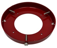 Gas Pump 6.00 inch Globe Ring WGLB600-R-RED Gloss RED Wesdon Globe Base