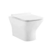 Swiss Madison Well Made Forever SM-WT455 Carré Wall Hung Toilet, Glossy Whi