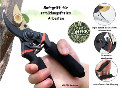 Gartenschere Astschere Rosenschere Blumenschere Schere Garten Baum scharf