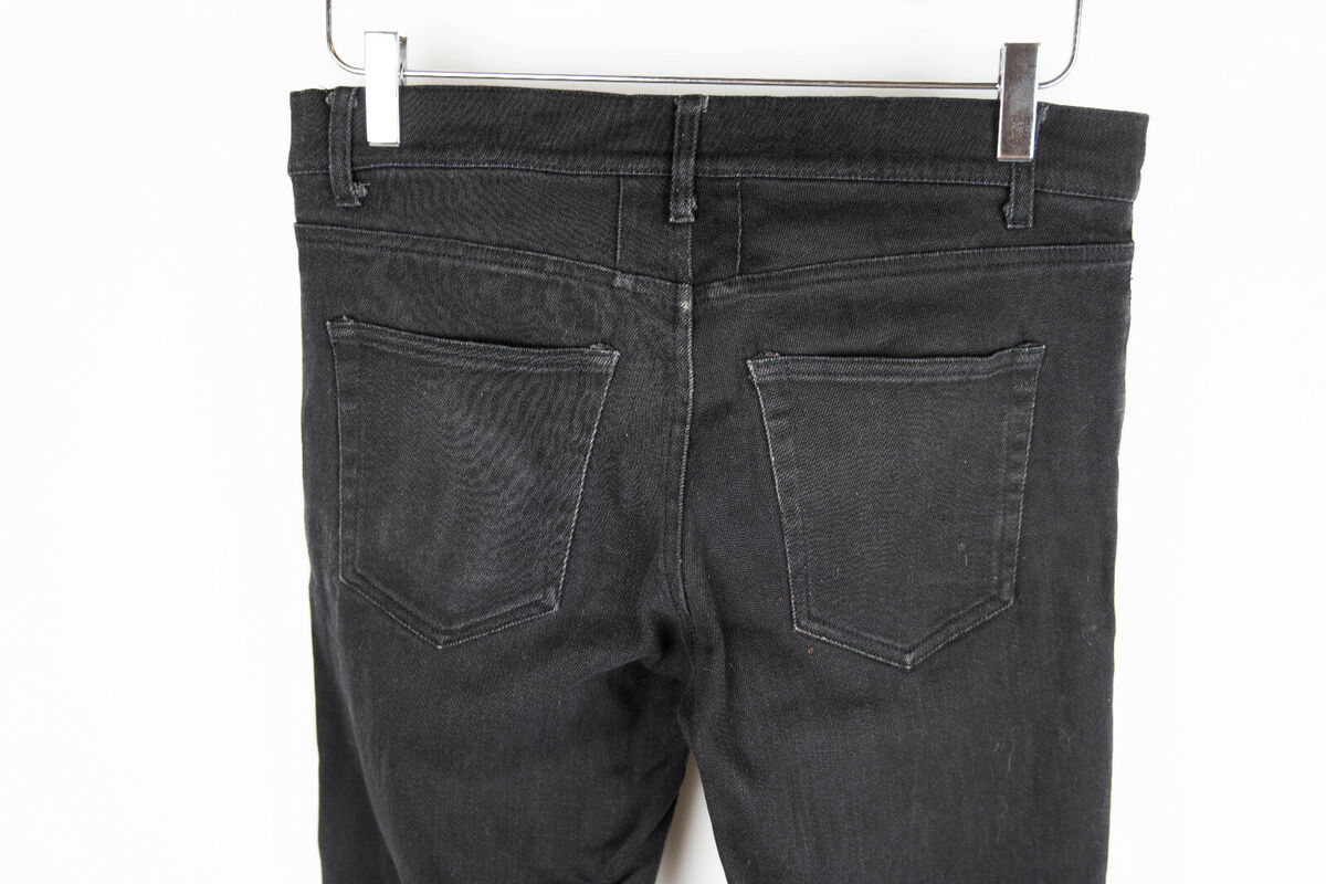 SAINT LAURENT PARIS D02 SK LW Skinny Black Jeans Washed SAINT LAURENT PARIS D02 SK LW Skinny Black Jeans Washed