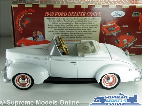 FORD DELUXE COUPE 1940 MODEL CAR 1:24 SCALE GEARBOX 69503 PEDAL CAR AMERICAN K8 - Picture 2 of 9