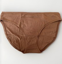 Victoria  s Secret PINK Cotton Bikini Panty Underwear Size Large Nude Tan NWT VS
