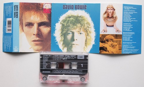 DAVID BOWIE - SPACE ODDITY ( EMI TCEMC3571) 1990 UK CASSETTE REISSUE REMASTERED - Picture 2 of 3