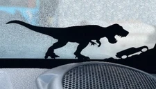 T Rex fits Jeep Decal T-Rex Corner Tyrannosaurus Rex Vinyl sticker Jeep Wrangler