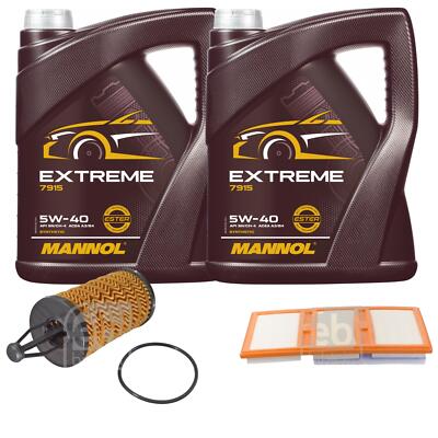 FEBI BILSTEIN Inspektionspaket 10L MANNOL Extreme 5W-40 für Mercedes-Benz SLK