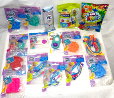 Wow! Sensory Fidget Toys ! Lot B  25 Fun Toys! 44 Total Pieces  Great Variety!