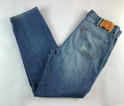 Levis Blue Denim Men's Jeans Actual 
