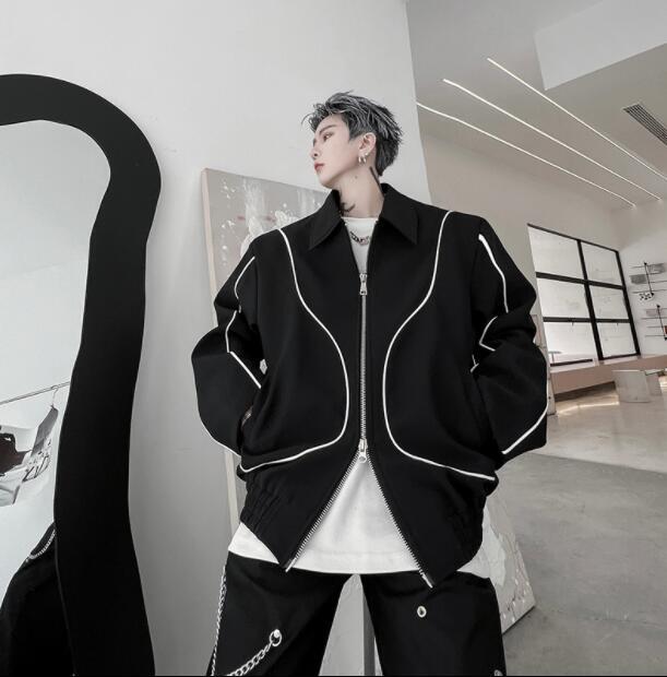 ジャケット・アウター BLACKTAI LOOSE NATIONAL TIE DOWN JACKET TMT Down Jacket Outerwear Patch 2WAY M Nylon 100% Black