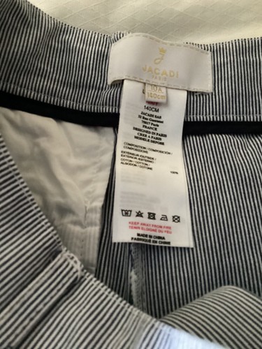Jacadi boys size 10 navy striped shorts.... very chic. - Picture 7 of 12