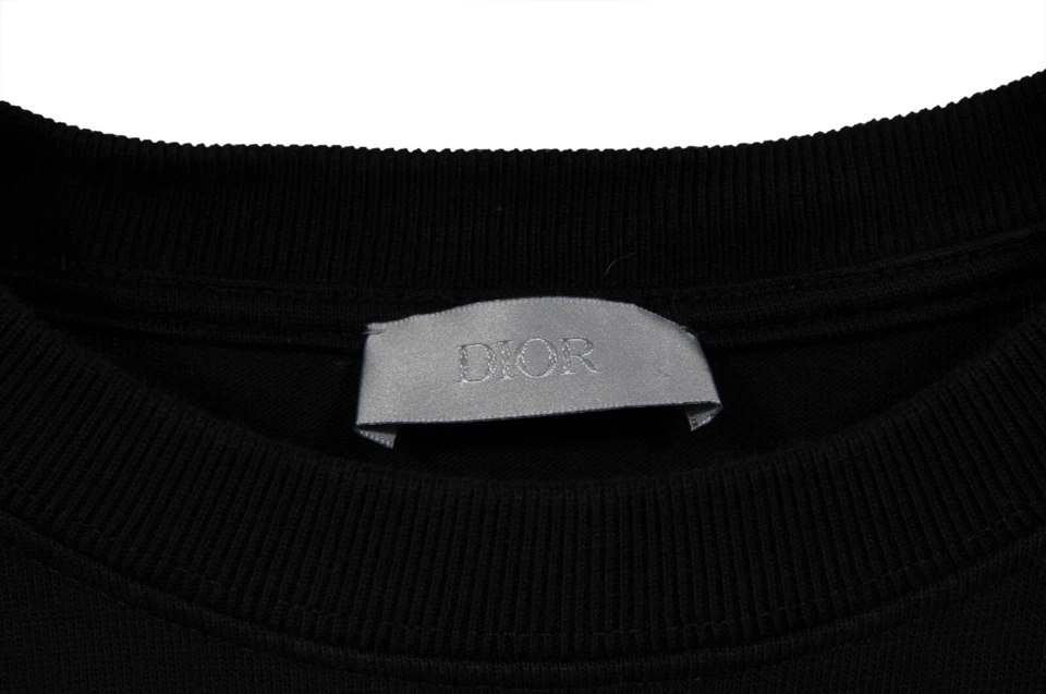 Camiseta Dior Hombres Sorayama Robot Niña Logo Floral Talla Mediana Negra Azul Rosa Foto 4 de 4