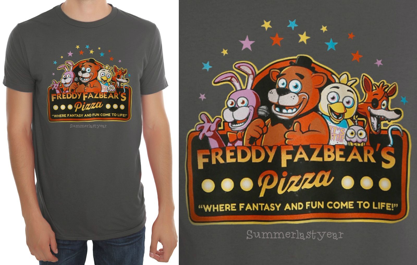 FNAF Freddy Fazbear Pizza Logo shirt design, Freddy Fazbear's