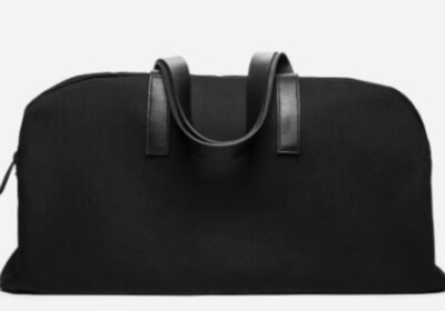 Everlane Twill Weekend Duffle Bag Black