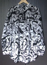 NEW Karl Lagerfeld Paris Women Blouse Shirt Long Sleeve Plus Size 2X MSRP $89