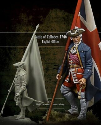 1/24 Scale 75MM Battle of Culloden Officer Clansman toy Resin Model Miniature