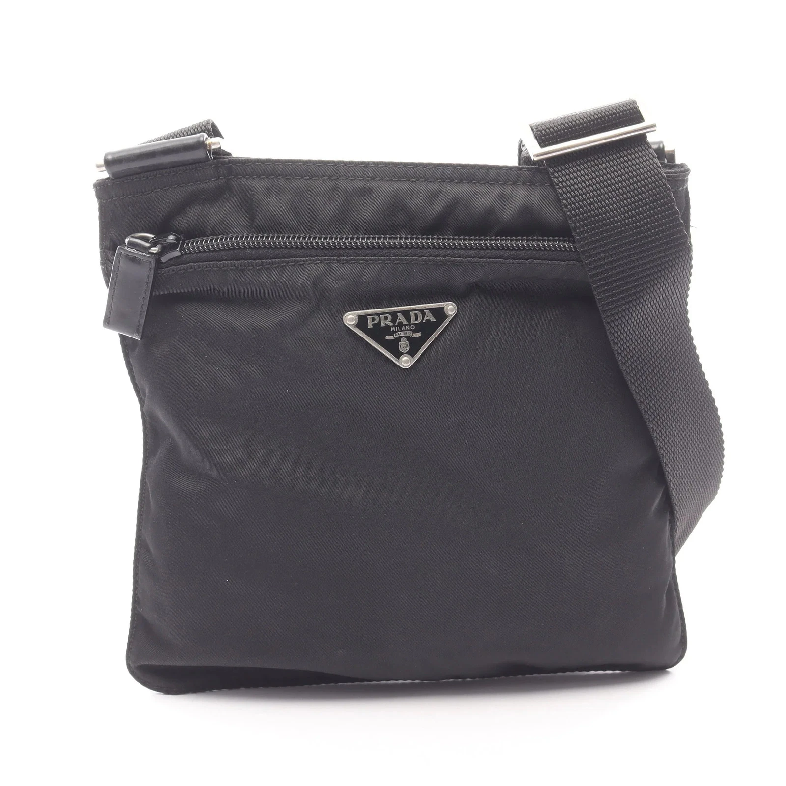 Prada — Prada Shoulder Bag Black Leather #RCB4916