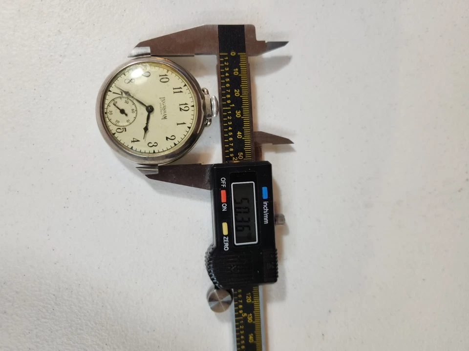 Vintage 1951 American made Ingraham Viceroy men's pocket watch, running well! - Image 2 of 3