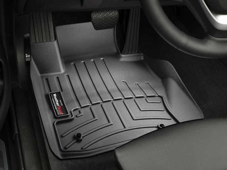 WeatherTech FloorLiner for 2014-2016 BMW 435i - 1st Row, Black - Image 2 of 4