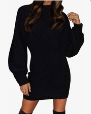 NWT Elxura Long Sleeve Mock Sweater Dress Retails $50