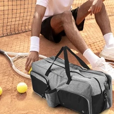Tennis Racket Bag Tennis Duffle Bag With Separate Ventilated Shoe HEPO