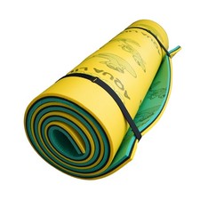 Aqua Lily Pad Floating Mat w/ Duracore, Foam Lake Float, 18 x 6 , Yellow/Green