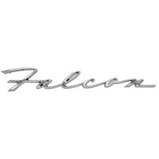 1963 Ford Falcon Quarter Panel Script Emblem Open Hole